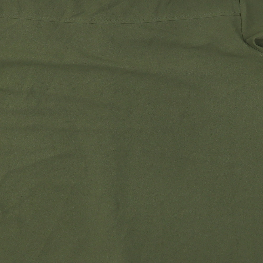Womens UK Size 8 Koton Green Basic Blouse