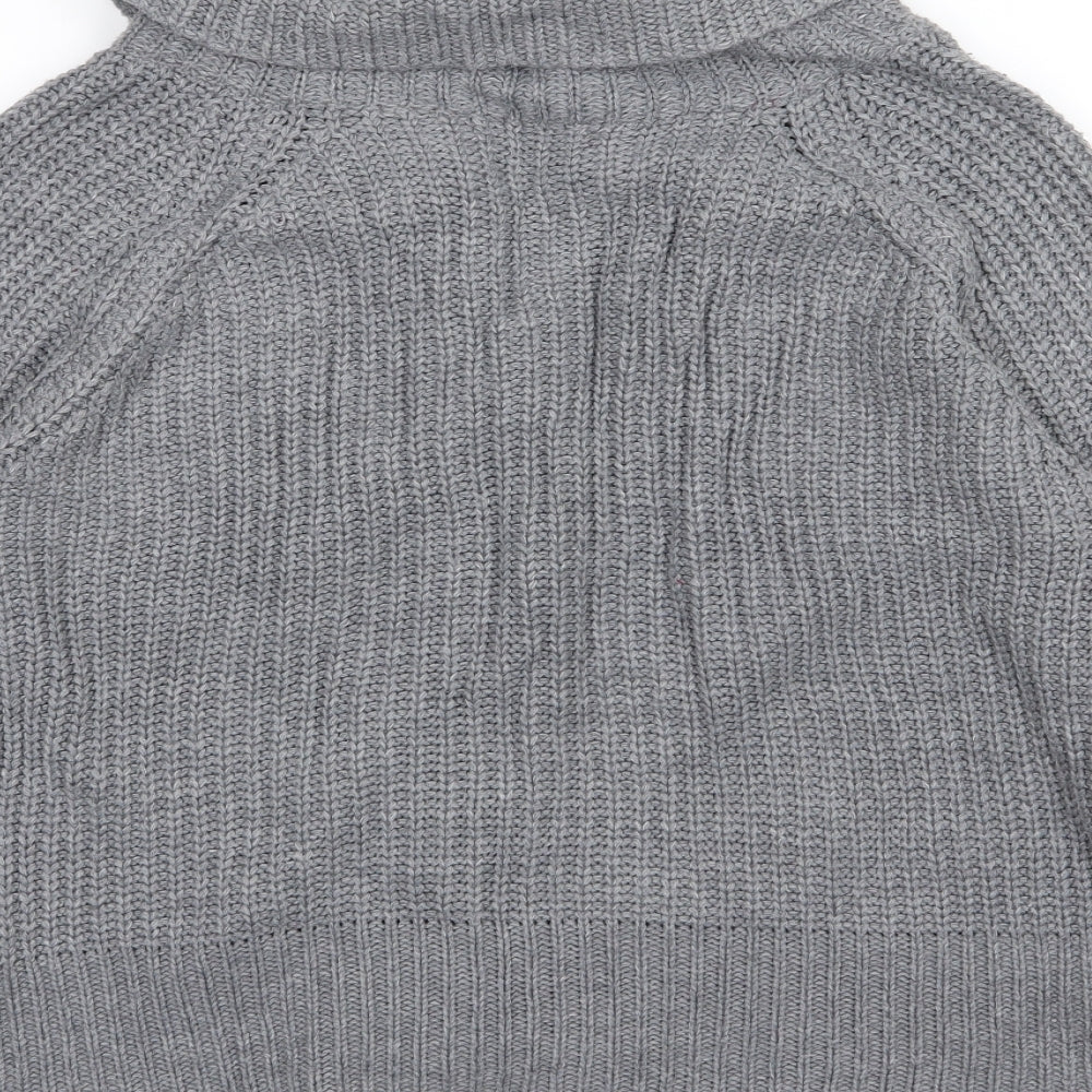 George Womens Grey Knit Cardigan Jumper Size 16