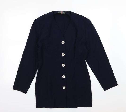 Ego Womens Blue Jacket Size 12