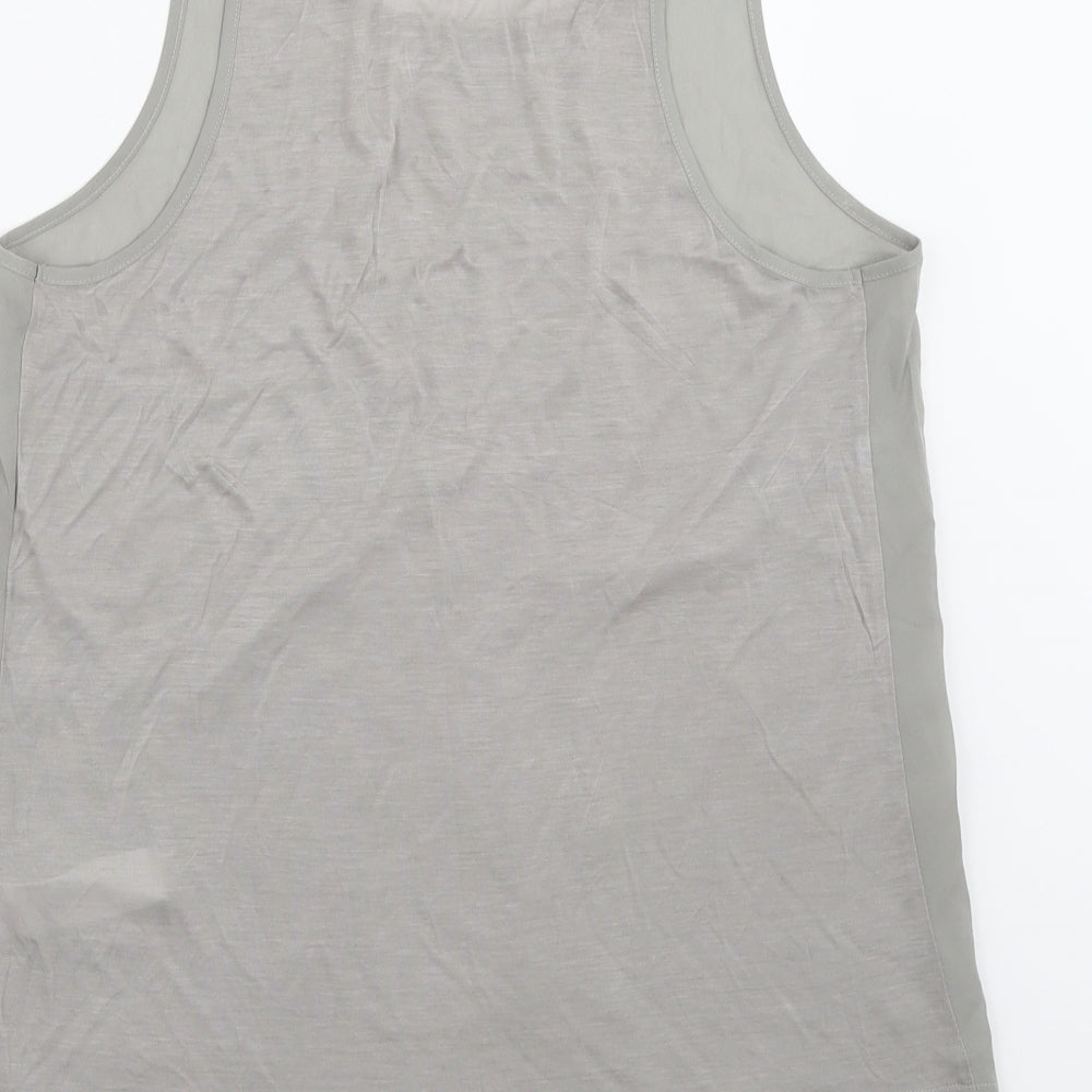 Womens UK Size M French Connection Grey Basic Tank