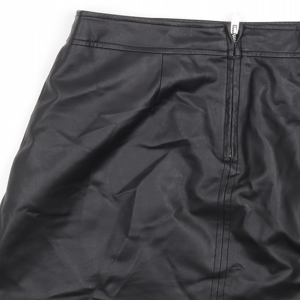 Womens UK Size 10 Warehouse Mini Skirt
