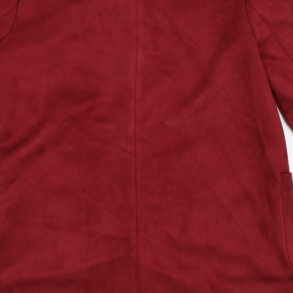 TU Womens Brown Jacket Coat Size 8