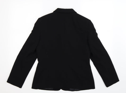 Anne Brooks Womens Black Jacket Suit Jacket Size 12