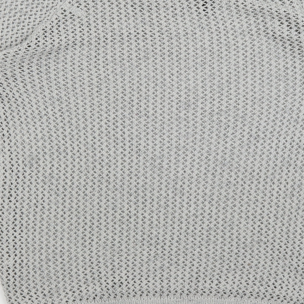 Dalu Womens Grey Knit Pullover Jumper Size M