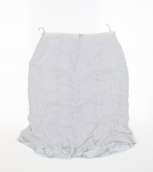 Womens UK Size 12 Preworn Flare Chiffon Skirt