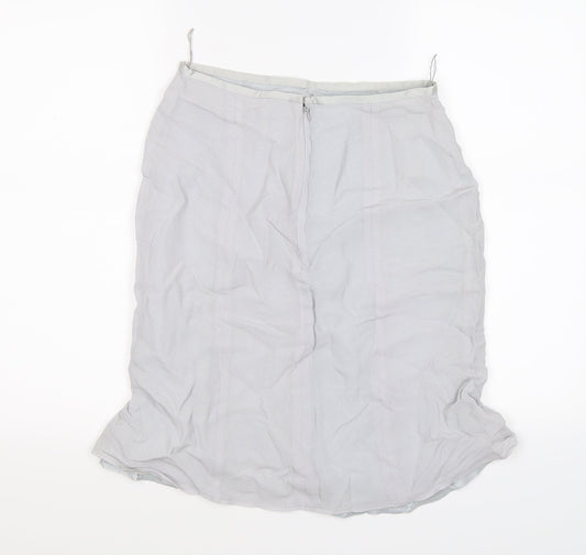 Womens UK Size 12 Preworn Flare Chiffon Skirt