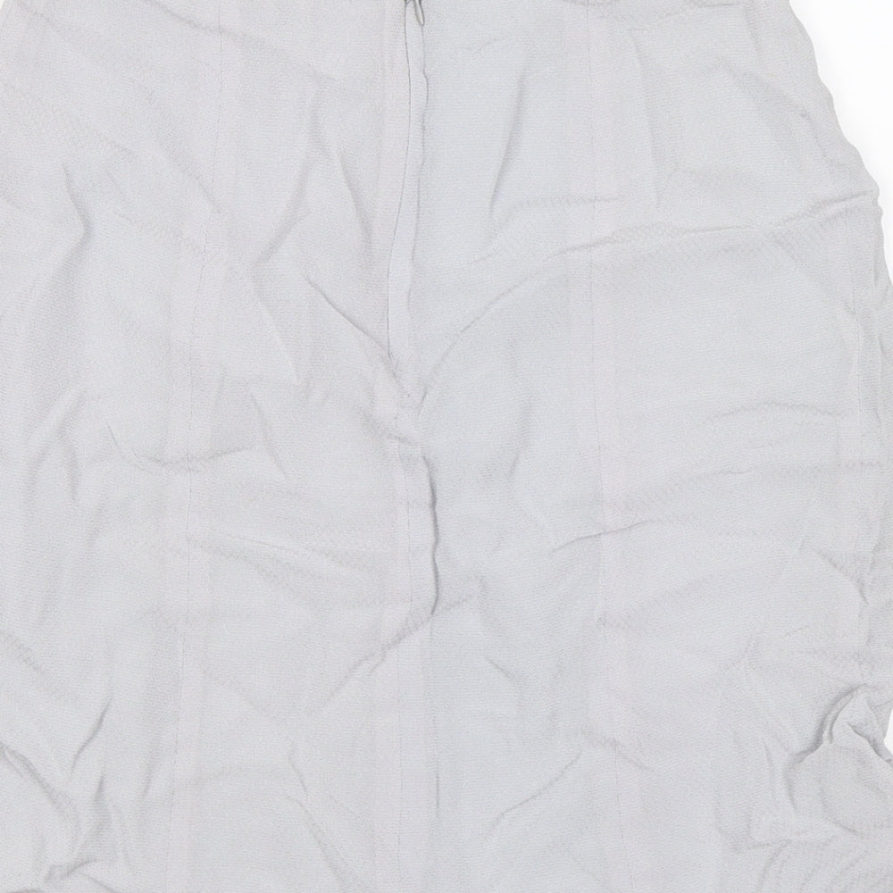 Womens UK Size 12 Preworn Flare Chiffon Skirt