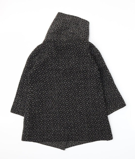 Ellen Tracy Womens Grey Argyle/Diamond Knit Pullover Jumper Size S