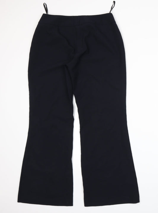 F&F Womens Blue Trousers Size 8 L27 in