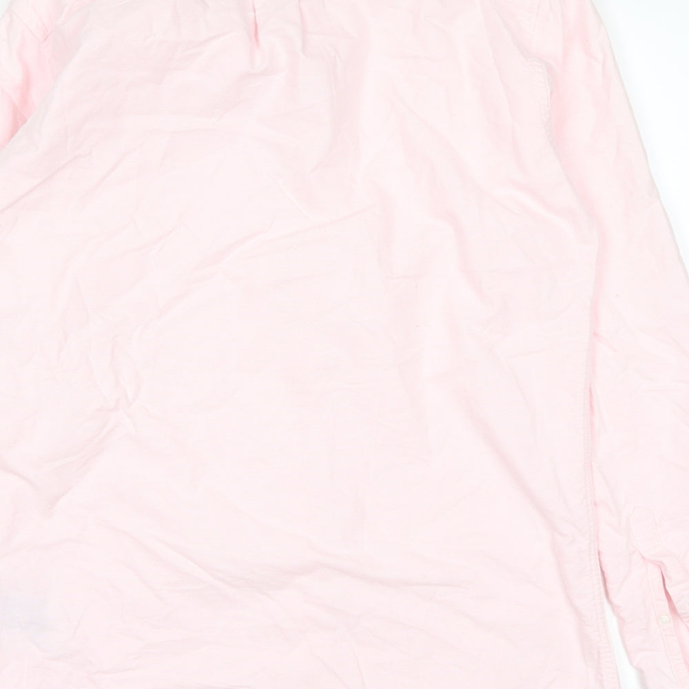 Mens UK Collar Size S uni Smart Pink Dress Shirt