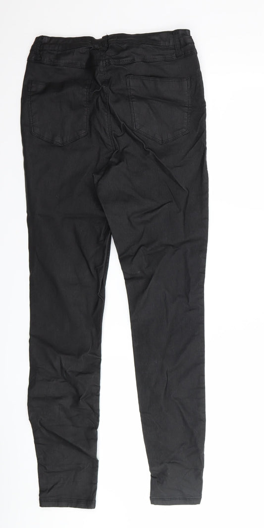 denim co Womens Black Trousers Size 12 L27 in