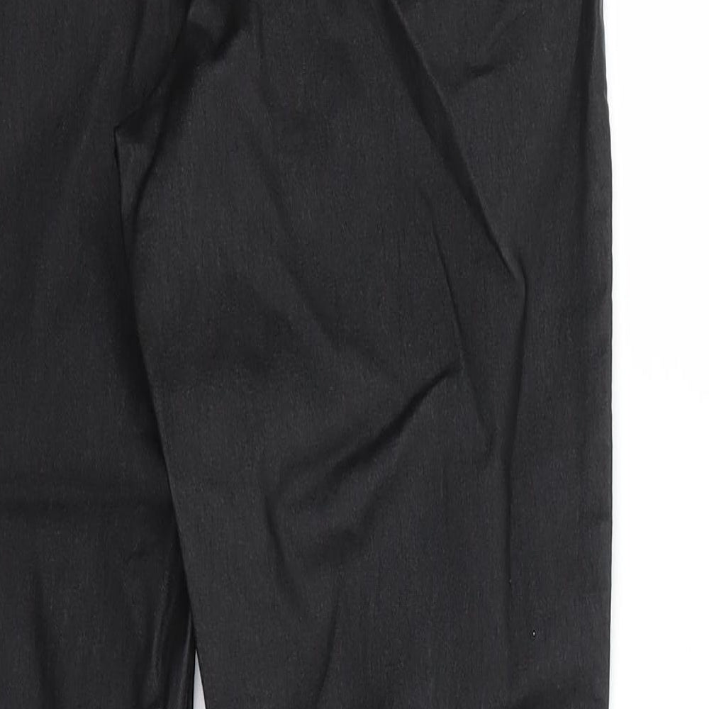 Womens UK Size 12 denim co Regular Fit Black Trousers