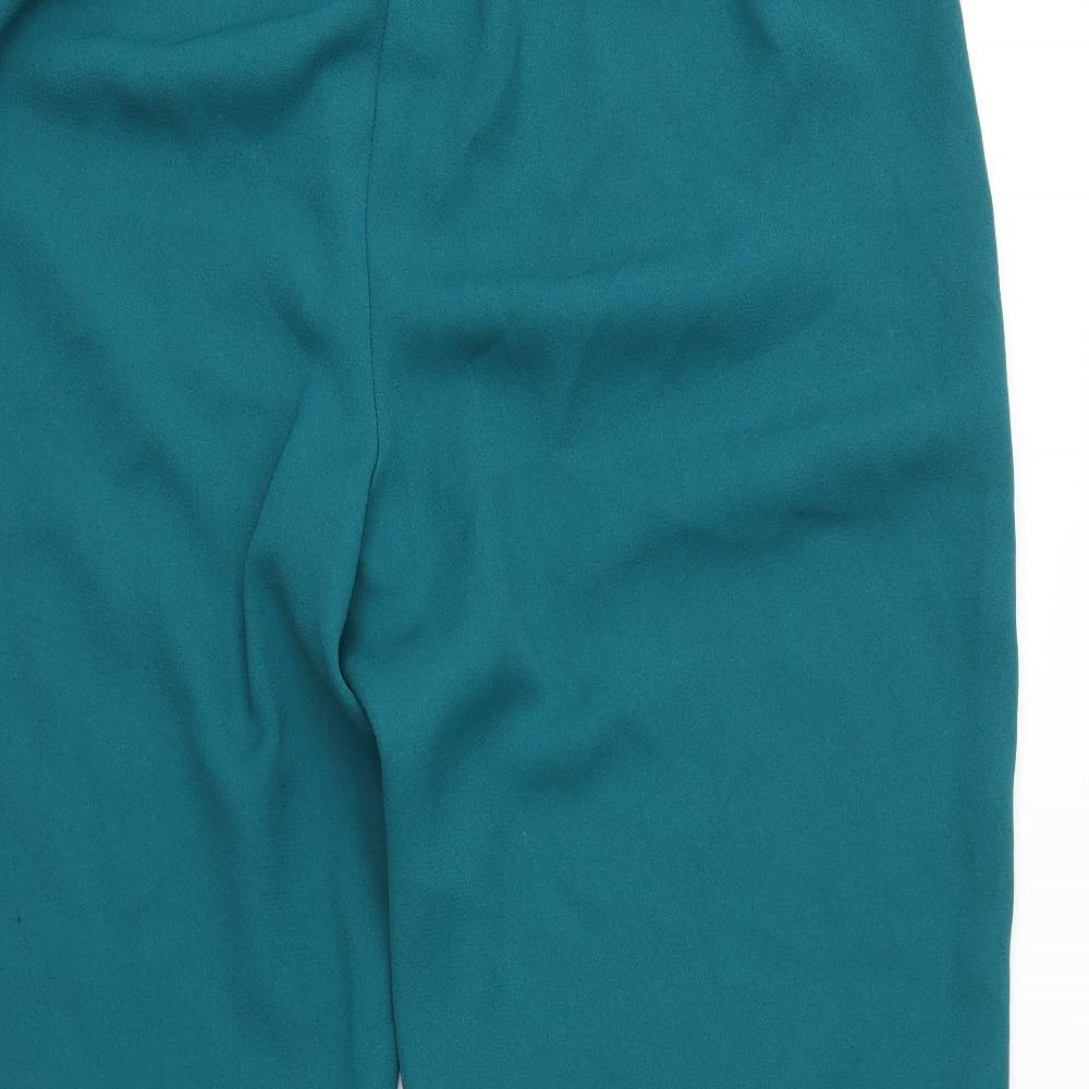 Womens UK Size 22 Bon Marché Regular Fit Green Trousers