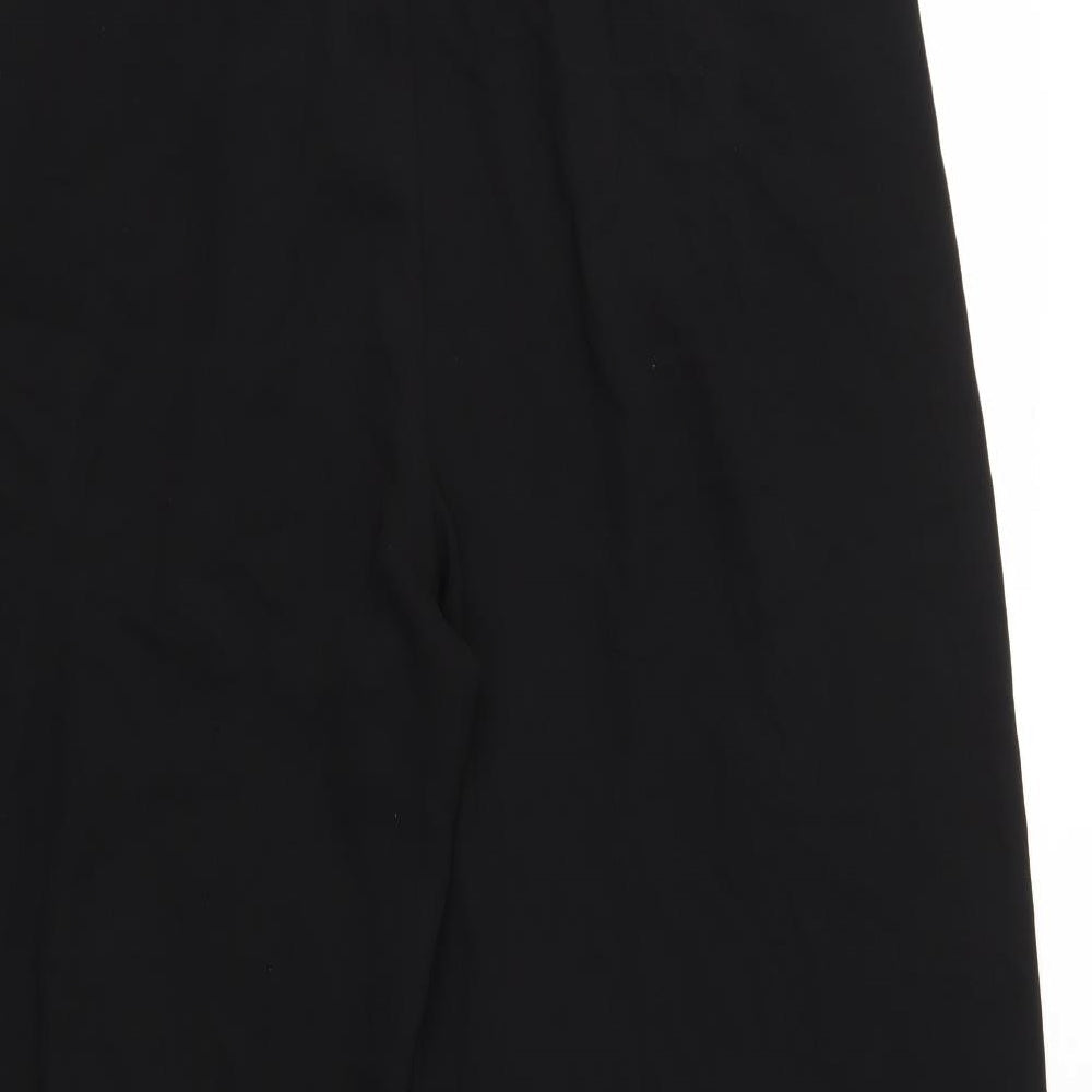 Desires Womens Black Trousers Size 14 L28 in