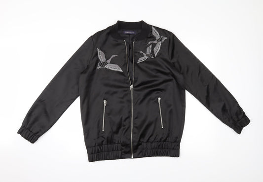 Womens UK Size 10 M&S Black Jacket
