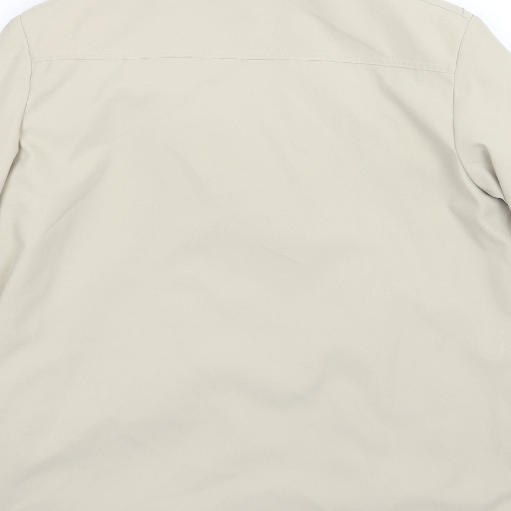 Womens UK Size 10 Finesse Beige Overcoat