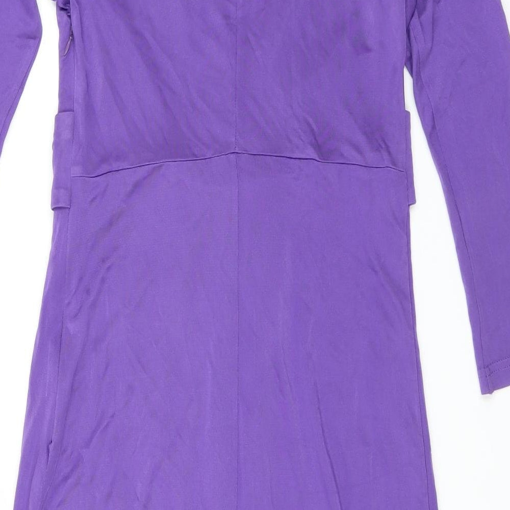Seraphine Womens Purple Ball Gown Size 10