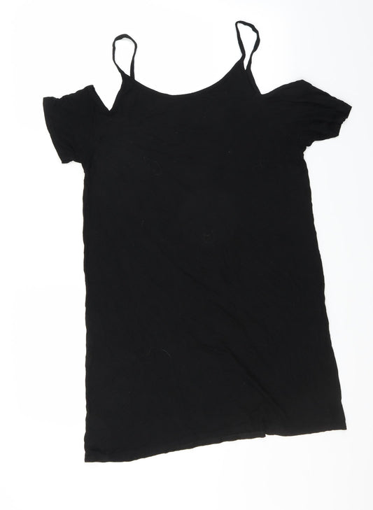 Boohoo Womens Black Trapeze & Swing Size 16
