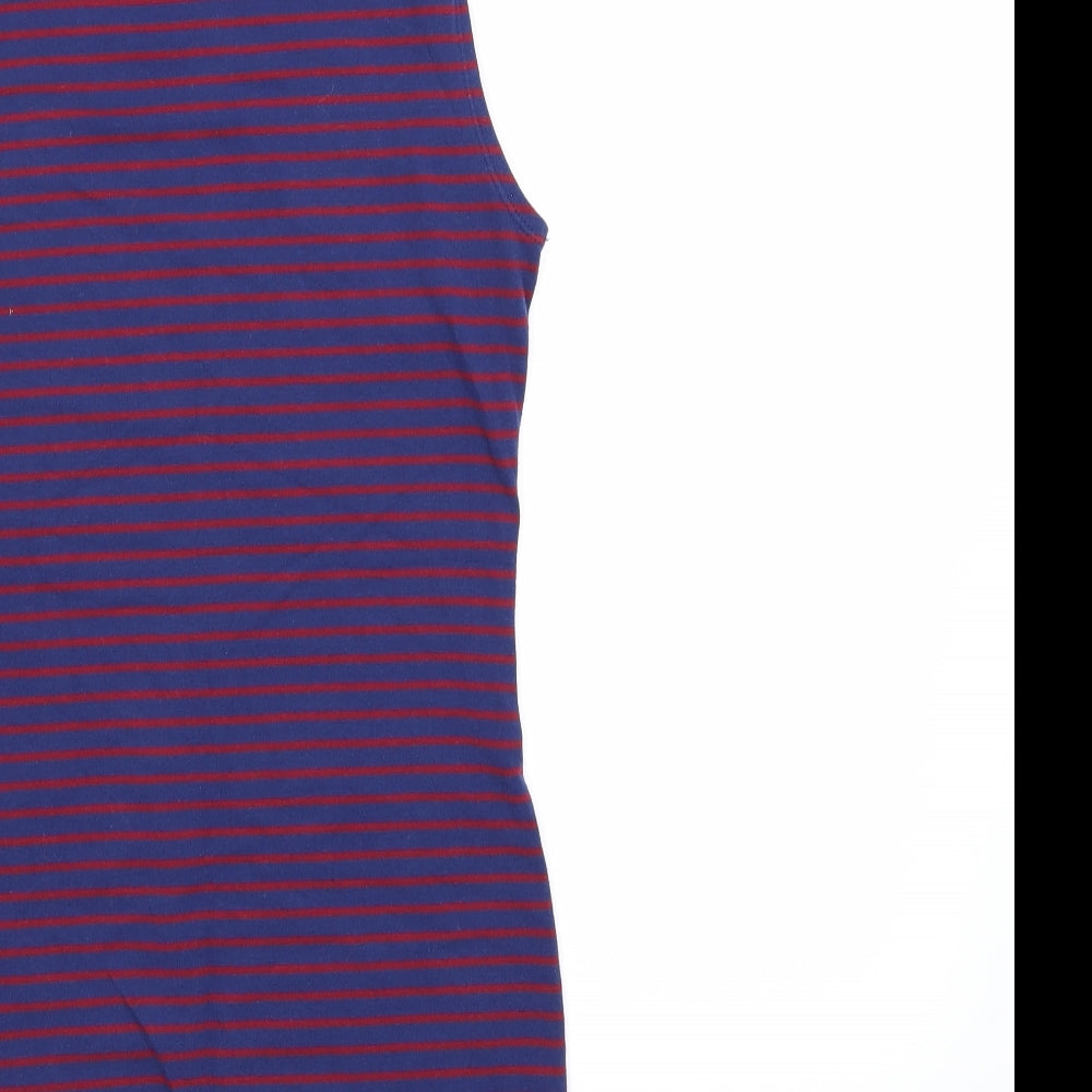 FOREVER 21 Womens Purple Striped Tank Dress Size M