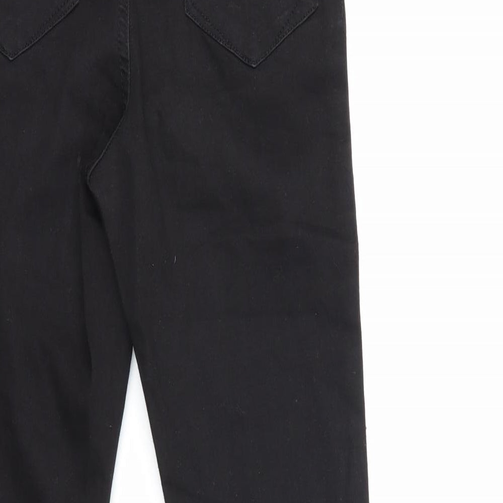 Denim & Co. Womens Black Denim Skinny Jeans Size 8 L30 in