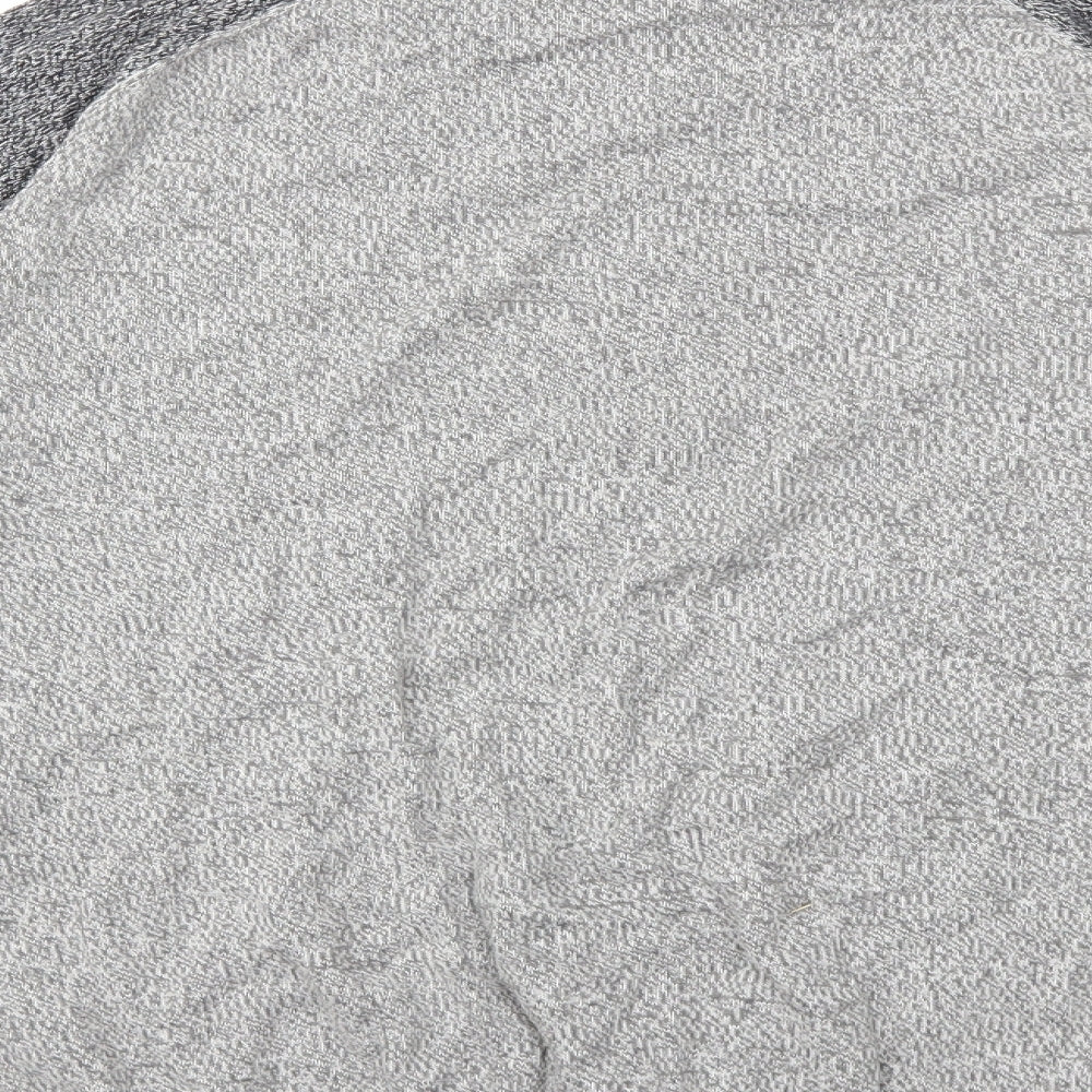 Easy Mens Grey Knit Pullover Jumper Size L