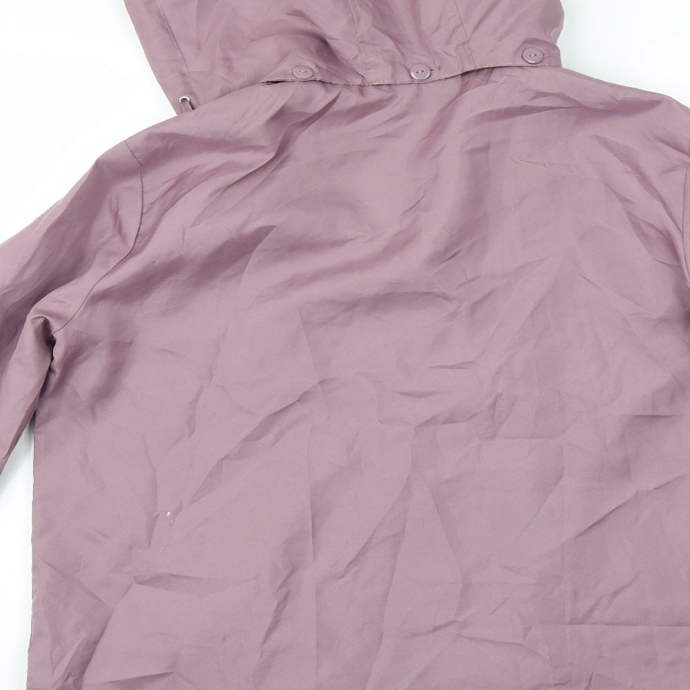 Womens UK Size 16 Anne De Lancay Purple Overcoat