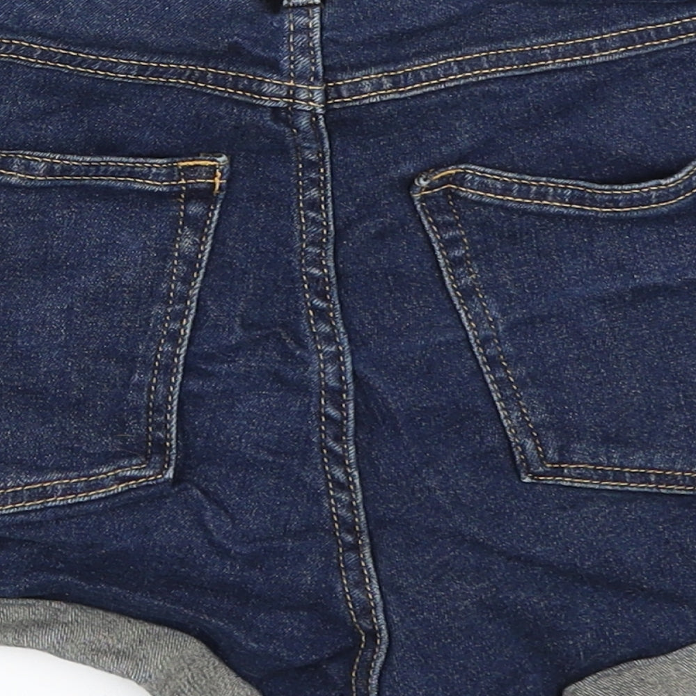 H&M Womens Blue Denim Hot Pants Shorts Size 38