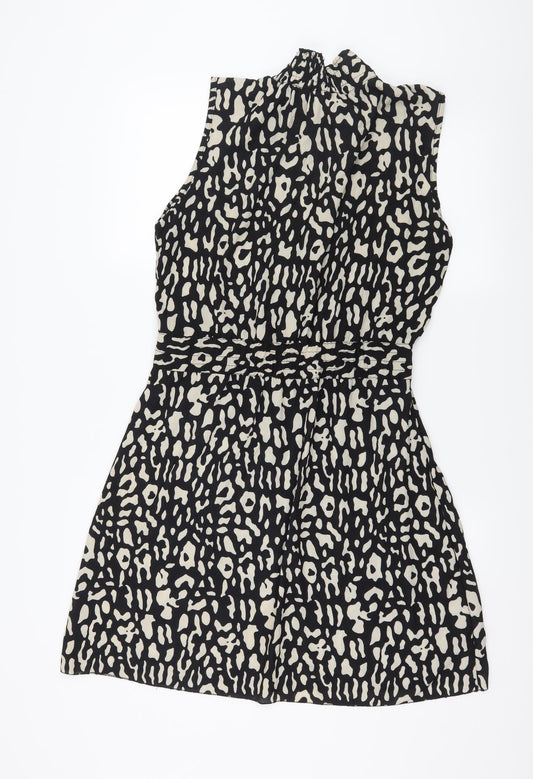 Cameo Rose Womens Brown Animal Print Fit & Flare Size M