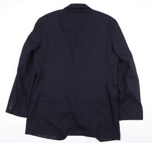 Mens UK Size L Marks and Spencer Regular Blue Suit Jacket