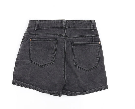 Denim & Co. Womens Grey Hot Pants Shorts Size 10