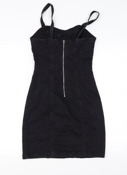 denim co Womens Black   Jumpsuit One-Piece Size 8
