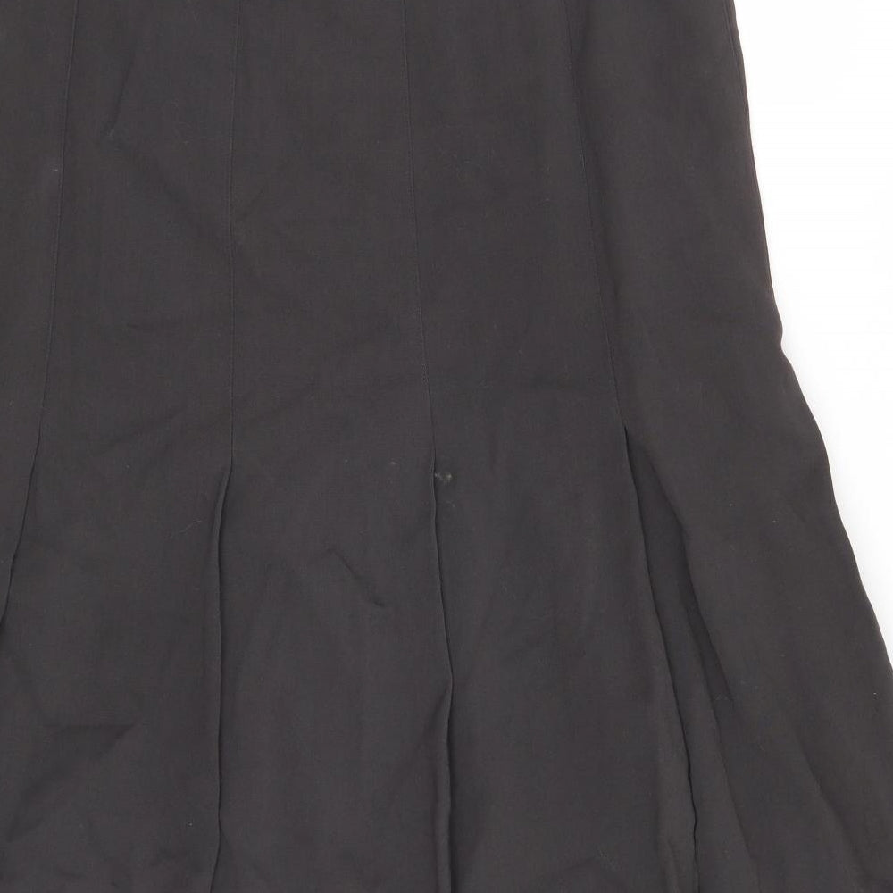 Linea Womens Grey   A-Line Skirt Size 12