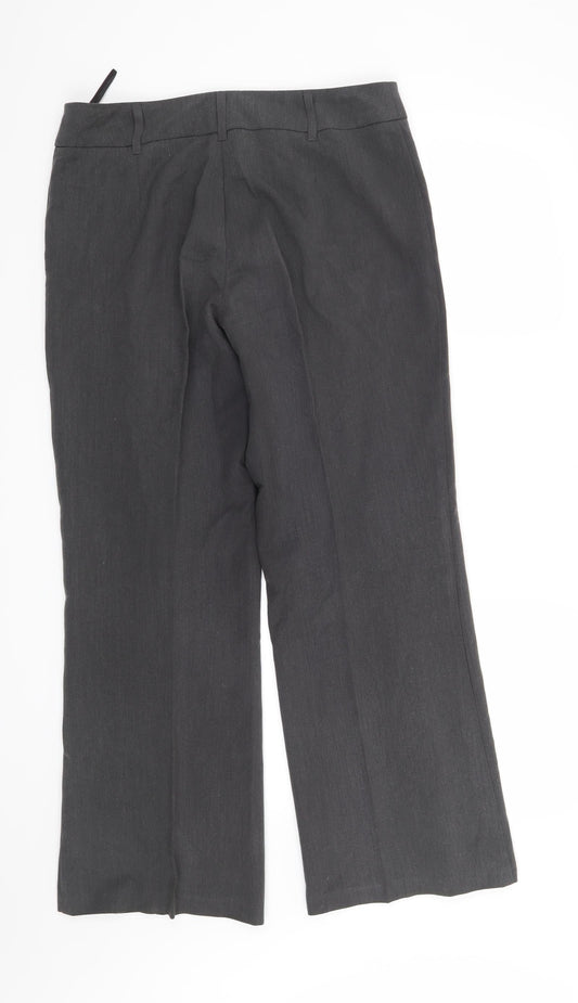 Debenhams Womens Grey Trousers Size 12 L29 in