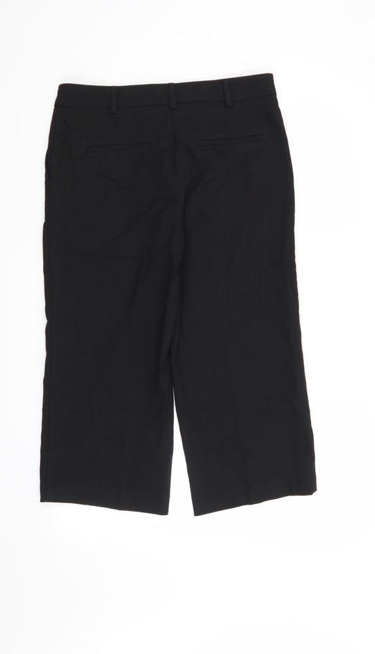 NEXT Womens Black Trousers Size 10 L22 in