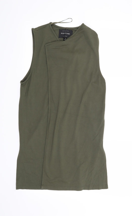 Womens UK Size 10 River Island Green Jacket