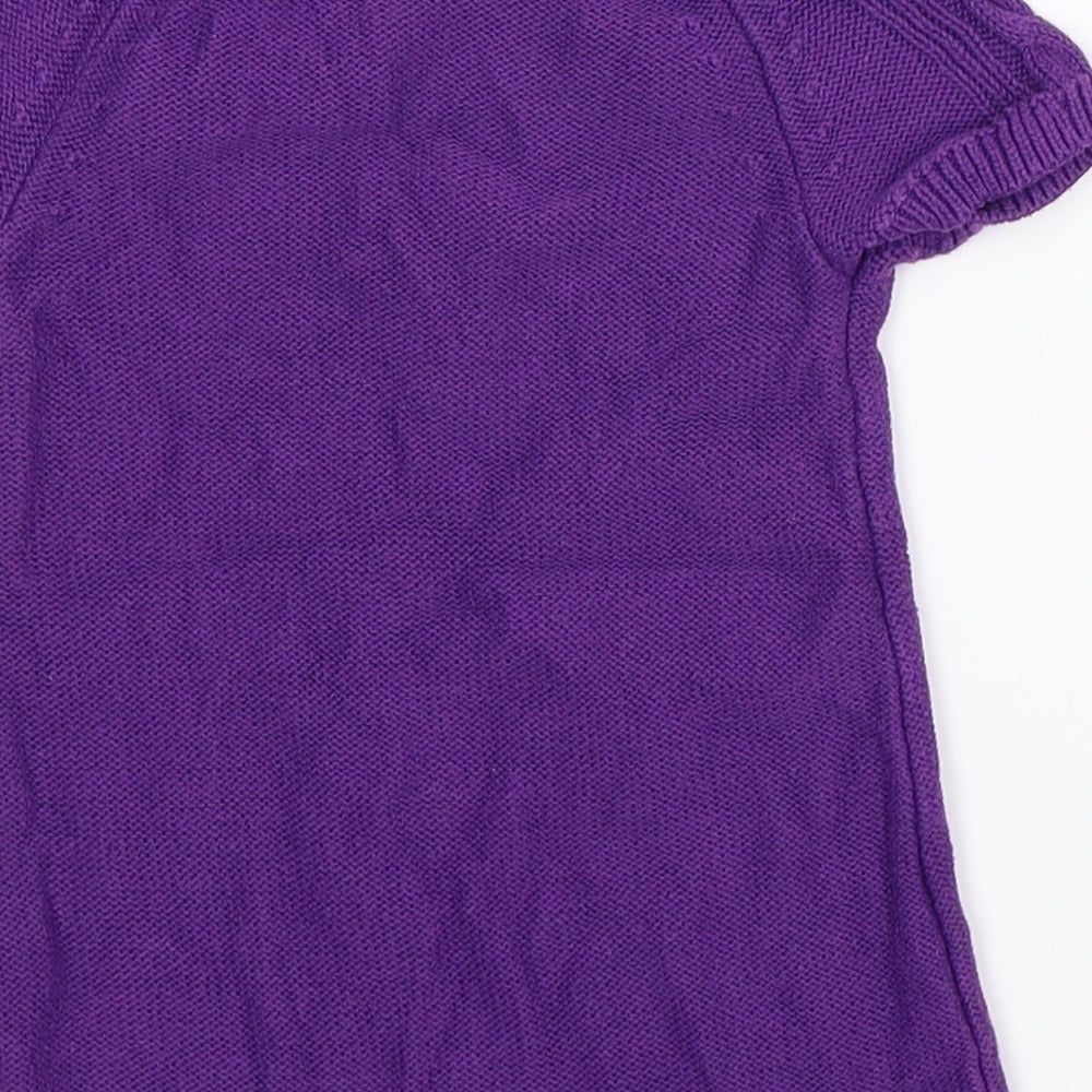 Gap Baby Purple Knit Pullover Jumper Size 12-18 Months