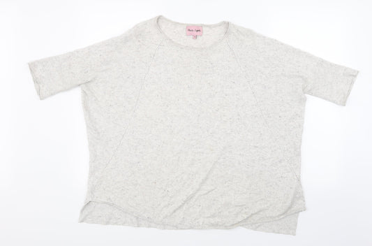 Phase Eight Womens Grey Knit Pullover Jumper Size M