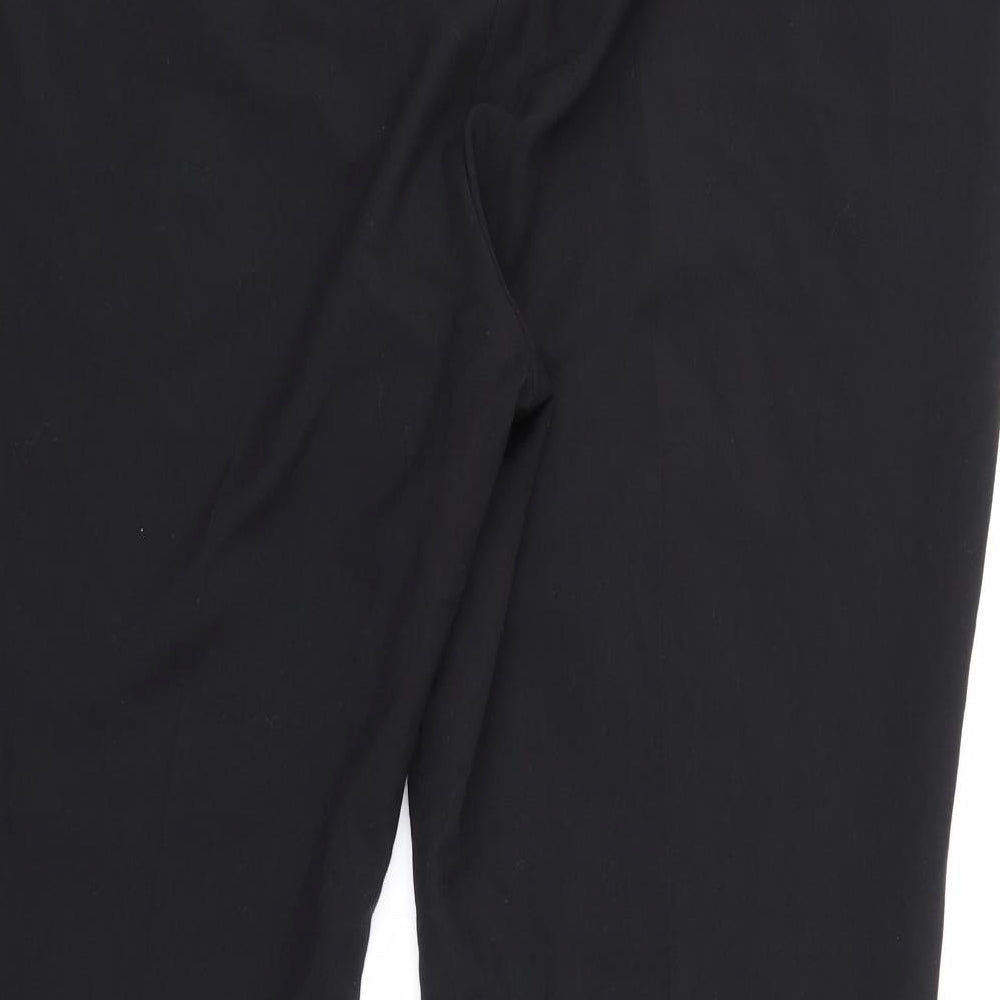 Womens UK Size 40 in Marks and Spencer Regular Fit Black Trousers