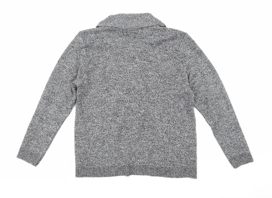 Pure & Natural Womens Grey Knit Pullover Jumper Size L