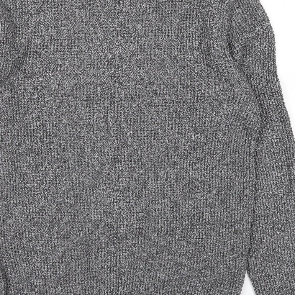 H&M Mens Grey Pullover Jumper Size M