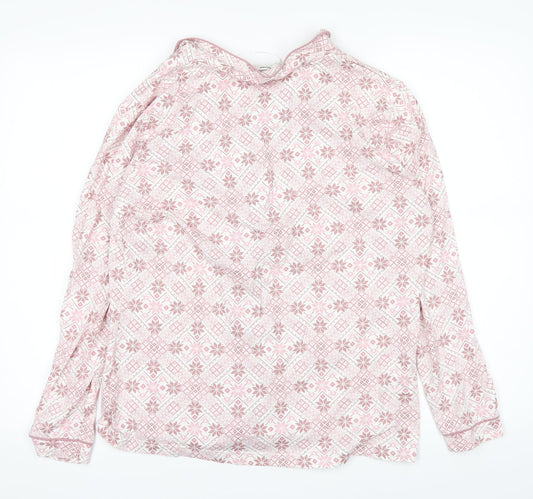 TU Womens White Basic Button-Up Size 10