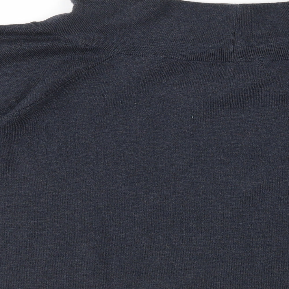 Brand and care label for H&M women’s grey jumper, size L