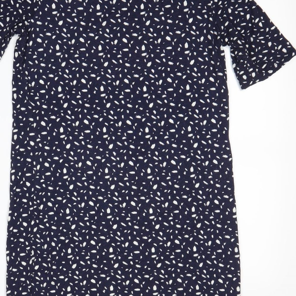 George Womens Blue Polka Dot Bodycon Size 8