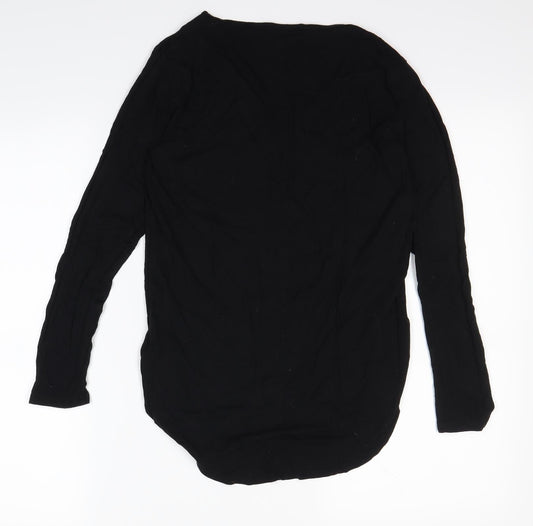 Gap Womens Black Basic Blouse Size S