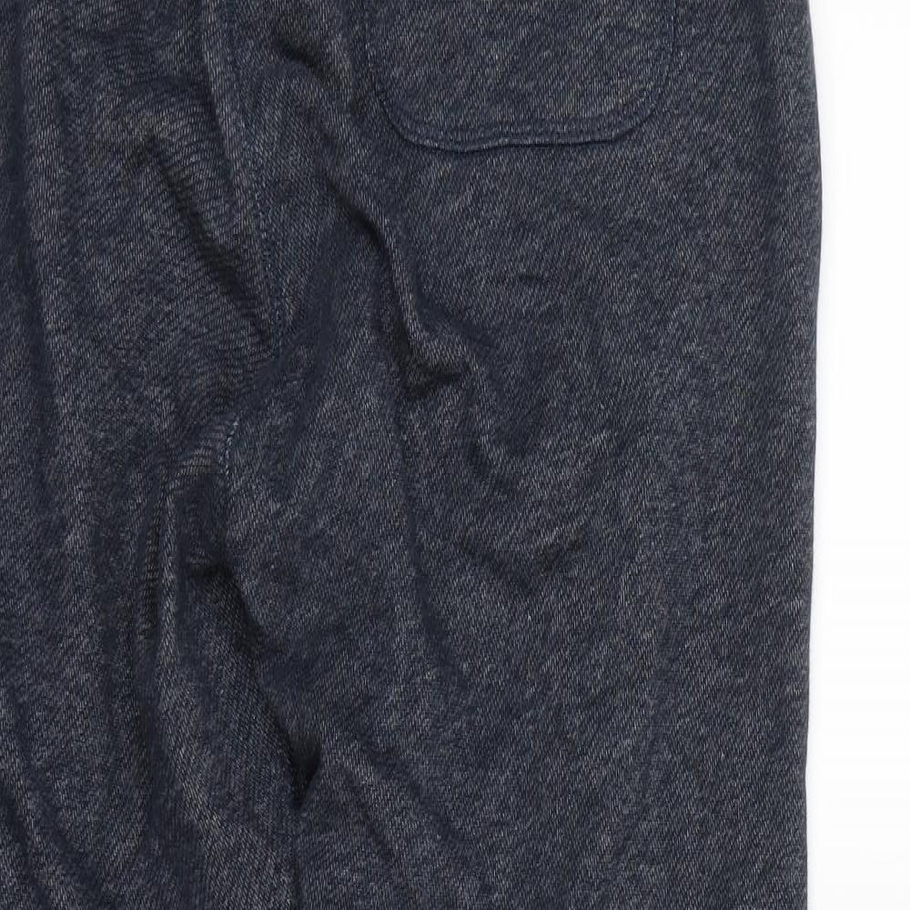 Womens UK Size M M&S Regular Fit Jegging Blue Trousers