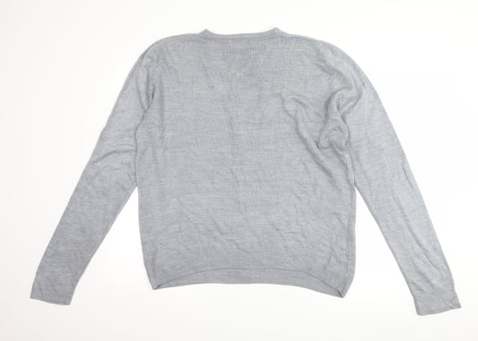 Urban Spirit Mens Grey Pullover Jumper Size M