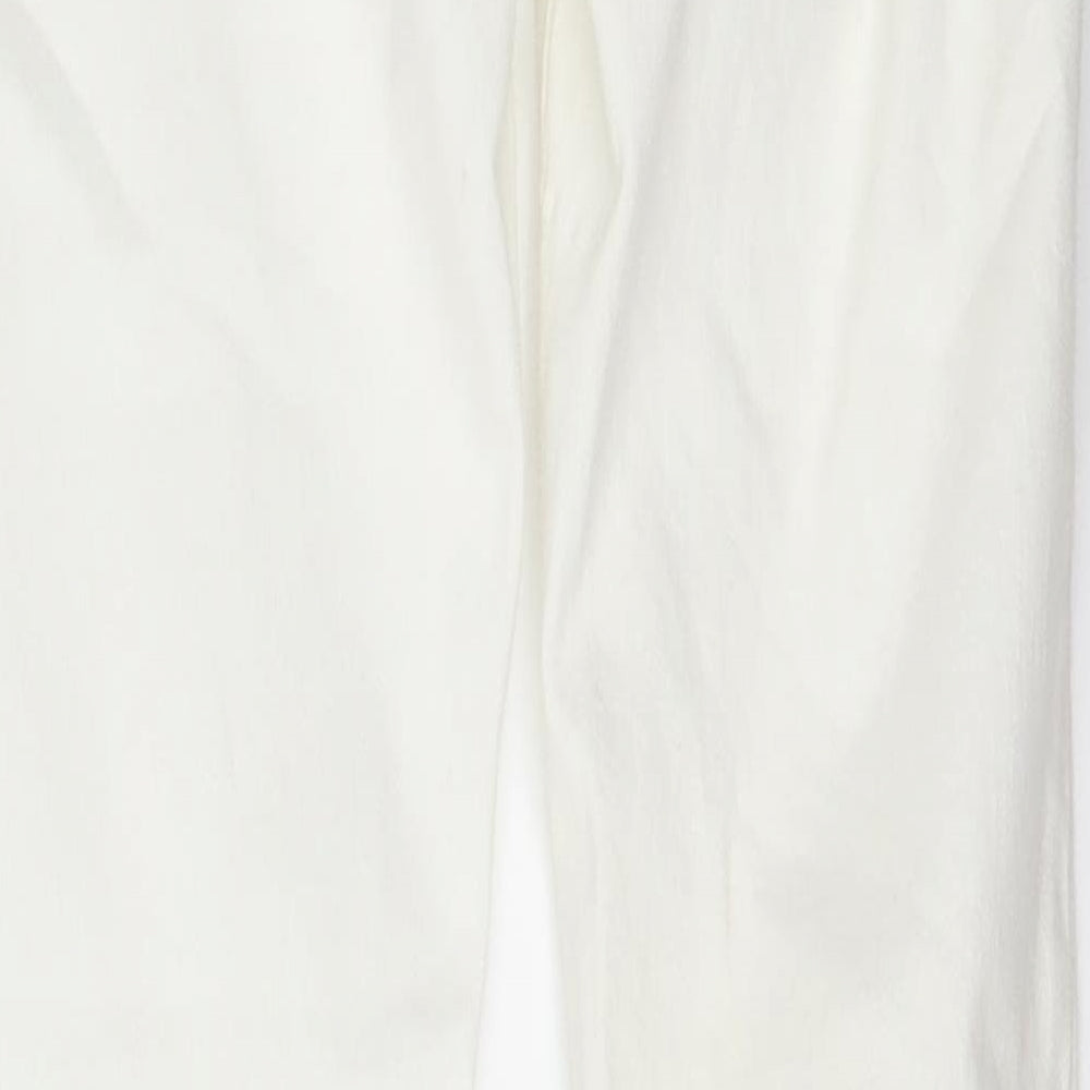Womens UK Size 6 River Island Regular Fit Skinny White Jeans