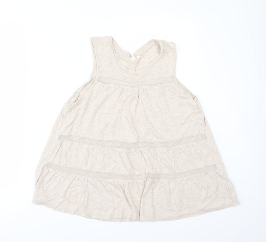 Womens UK Size S Gap Beige Camisole T-Shirt