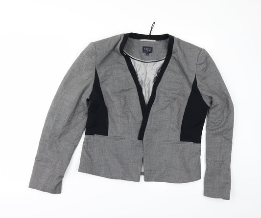 Womens UK Size 14 Marks and Spencer Regular Grey Suit Jacket