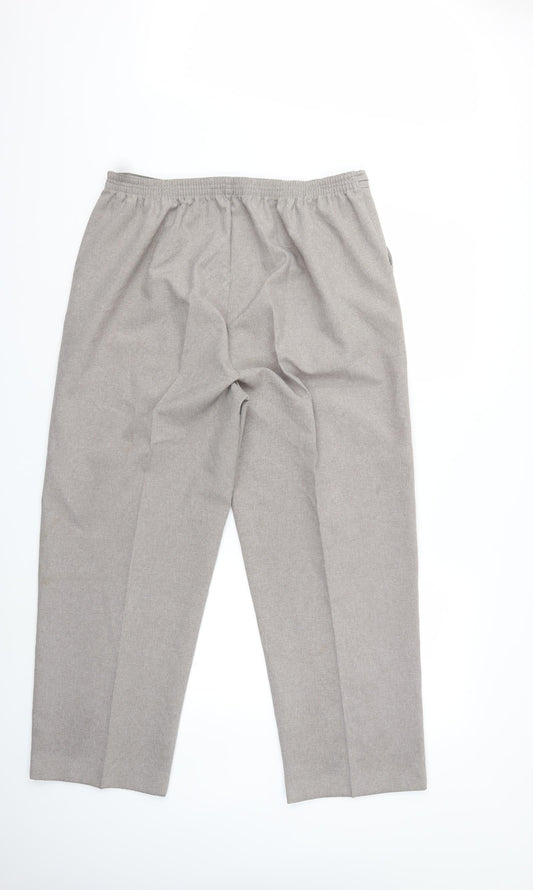 Bonmarché Womens Grey Trousers Size 18 L26 in